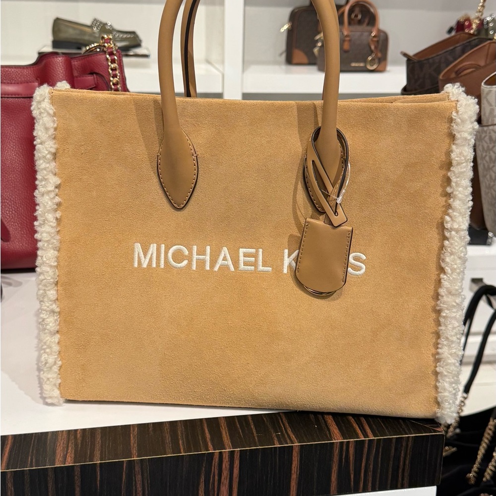 Michael Kors Camel and Cream Tote